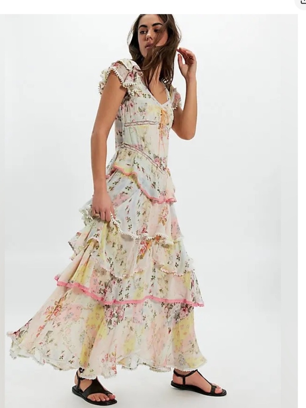 Free People Love You Bunches midi dress